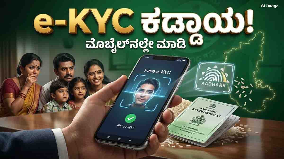 Karnataka ration card e-KYC using Mera eKYC and AadhaarFaceRD