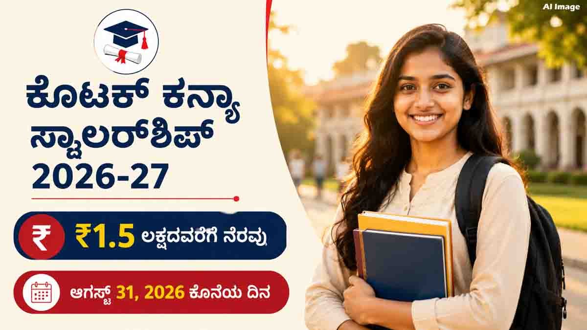 Kotak Kanya Scholarship 2026-27: Get ₹1.5 Lakh/Year, Eligibility & Apply