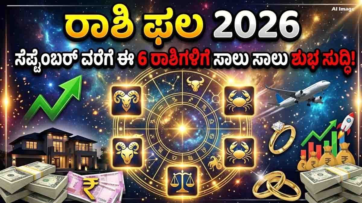 Lucky Zodiac Signs 2026 – Aries, Taurus, Cancer, Libra, Capricorn and Pisces to Receive Wealth, Career Growth, Marriage and Financial Success Before September End