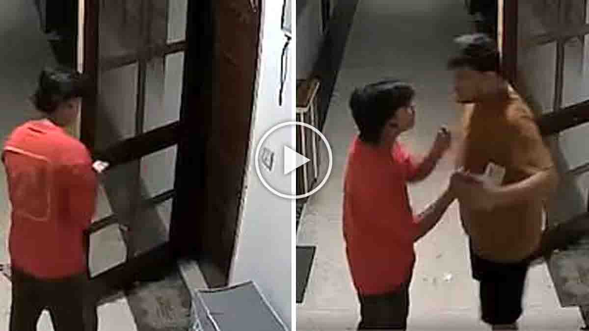 Meerut Blinkit Delivery Agent Assault: CCTV Video Goes Viral
