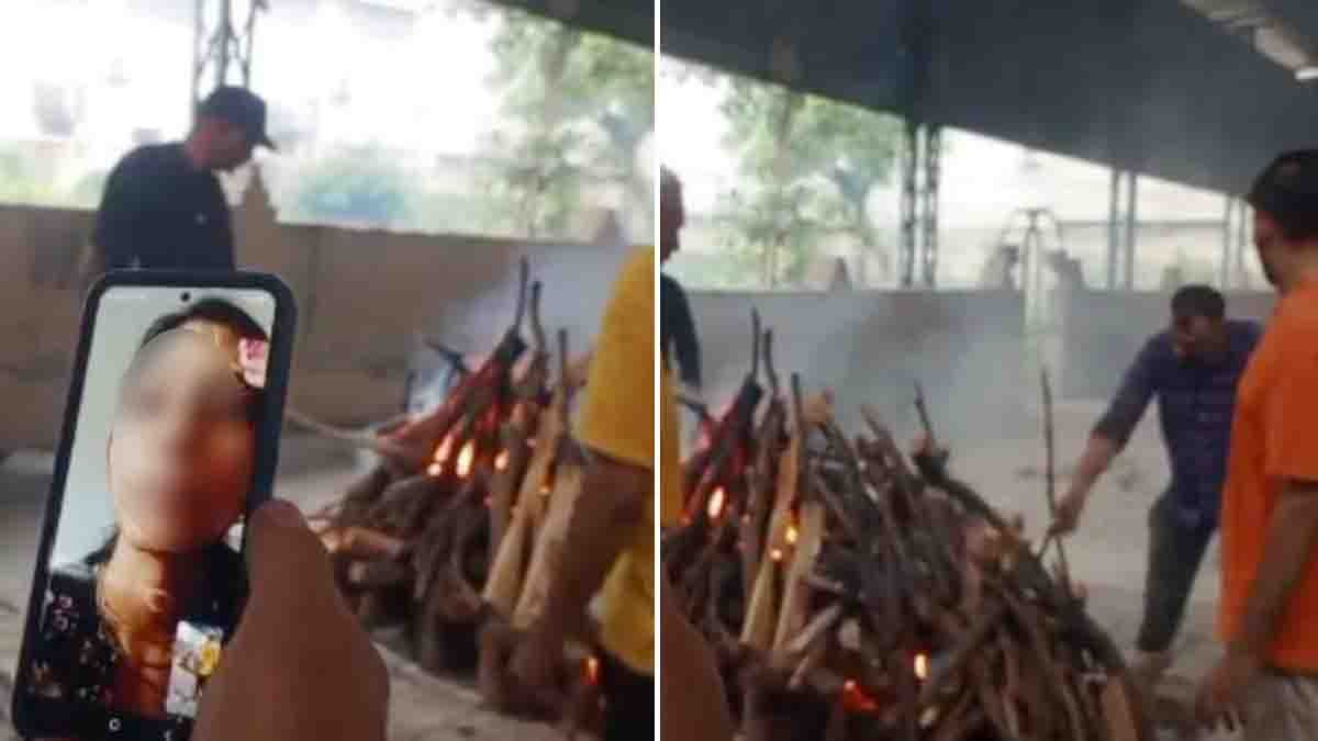 Mumbai Video Call Funeral : ವೀಡಿಯೊ ಕಾಲ್ನಲ್ಲೇ ತಂದೆಯ ಅಂತಿಮ ಸಂಸ್ಕಾರ ವೀಕ್ಷಿಸಿದ ಹೆಣ್ಣುಮಕ್ಕಳು! ಮುಂಬೈನ ಕೋಟ್ಯಾಧಿಪತಿ ಉದ್ಯಮಿಗೆ ವೃದ್ಧಾಶ್ರಮದಲ್ಲಿ ದುರಂತ ಅಂತ್ಯ 1 Mumbai Video Call Funeral showing the last rites of former businessman Shivcharan Gupta at a Sonipat old age home while his daughters watched through a video call.