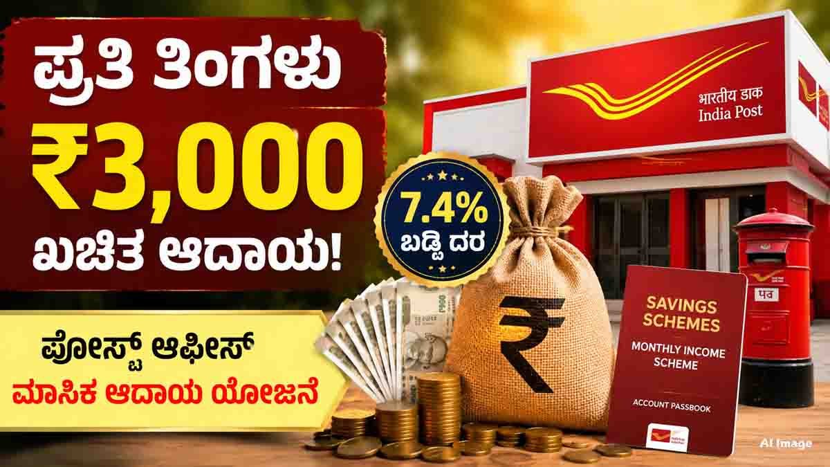 Savings Scheme : ಕೇಂದ್ರ ಸರ್ಕಾರದ ಭರ್ಜರಿ ಯೋಜನೆ - ಒಮ್ಮೆ ಹೂಡಿಕೆ ಮಾಡಿ, ಪ್ರತಿ ತಿಂಗಳು ₹3,000 ಆದಾಯ ಪಡೆಯಿರಿ! 12 Savings Scheme: Best Government Investment Plan for Safe Monthly Income in India