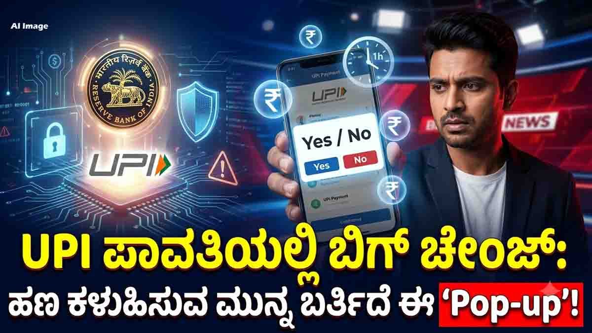 UPI Payment Rules by RBI introducing Yes or No confirmation alerts, one-hour cooling period for high-value transactions, and enhanced security against cyber fraud.