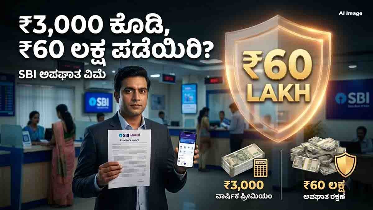 SBI Personal Accident Insurance: ₹60 Lakh Cover for ₹3,000? Check Benefits, Eligibility & Details
