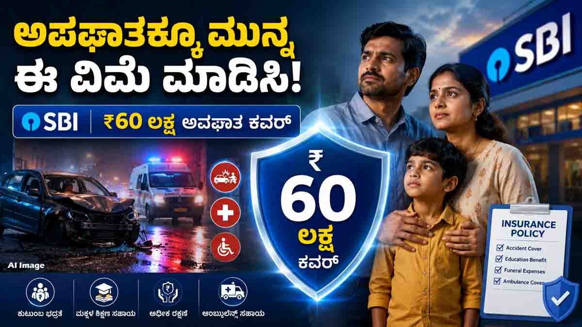 SBI Personal Accident Insurance: ₹60 Lakh Cover for ₹3,000? Check Benefits, Eligibility & Details