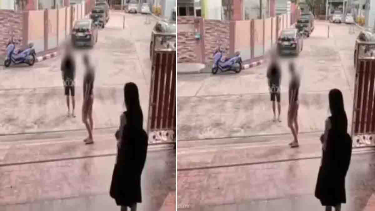 Viral video allegedly shows a father confronting a man accused of following his daughter.