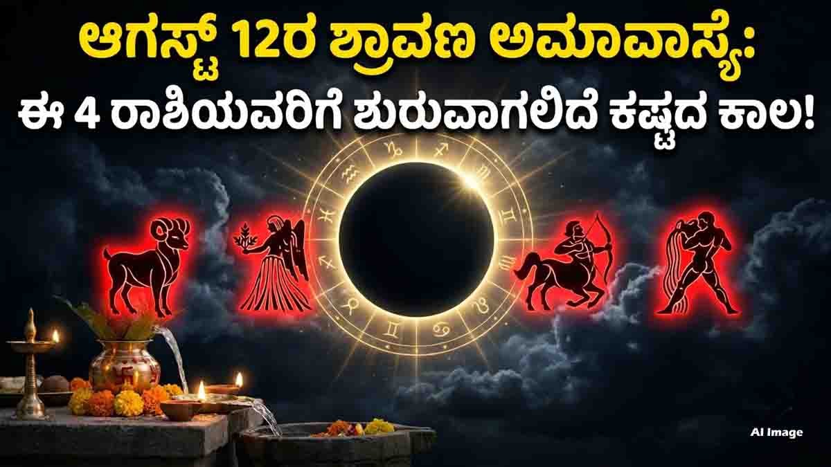 Shravana Amavasya 2026 astrology predictions for Aries Virgo Sagittarius and Aquarius zodiac signs