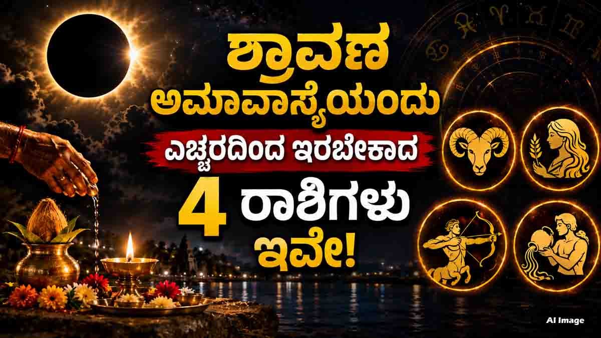 Shravana Amavasya 2026 astrology predictions for Aries Virgo Sagittarius and Aquarius zodiac signs
