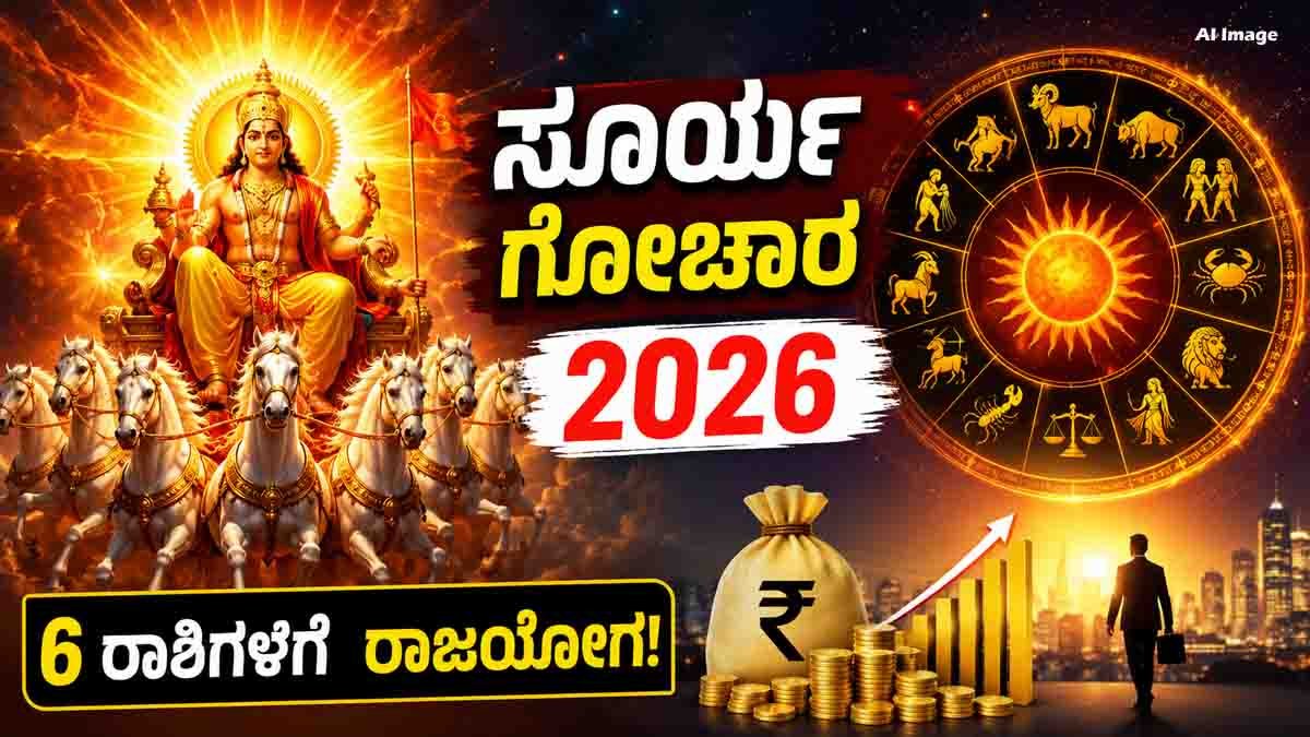 Surya Gochar 2026 Sun transit in Leo bringing career and financial opportunities for six zodiac signs