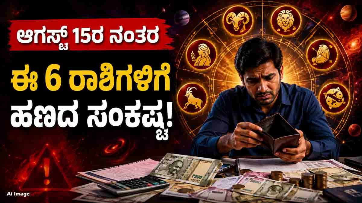 Financial astrology warning for six zodiac signs facing possible money problems after August 15
