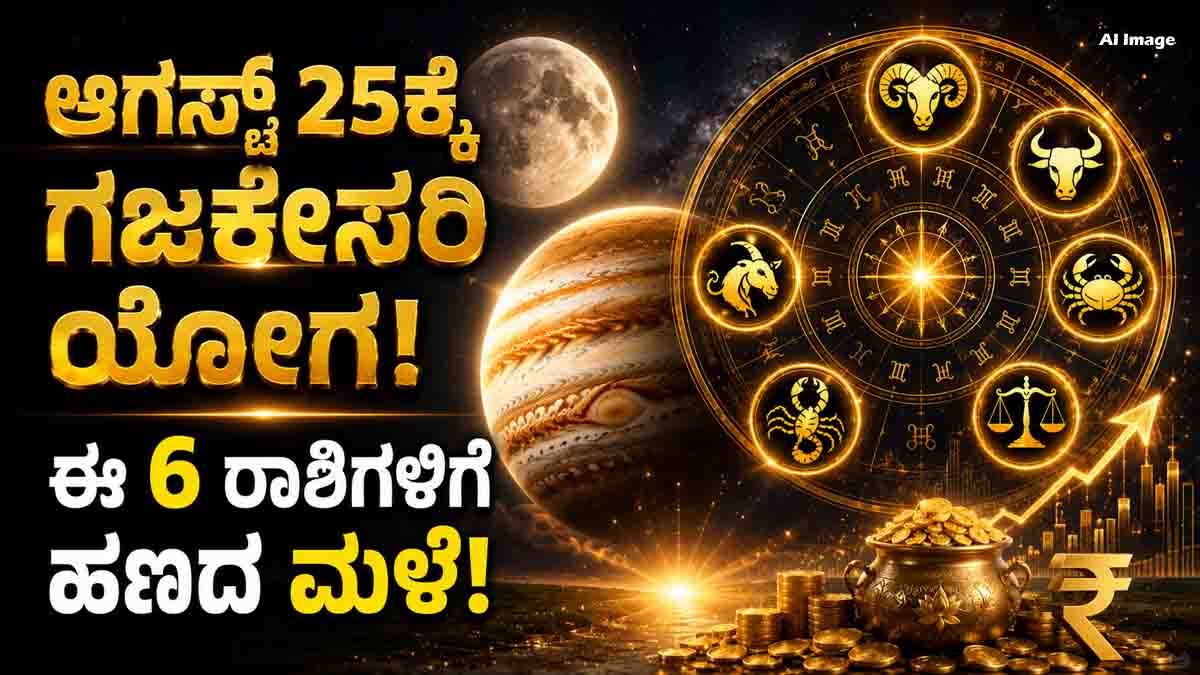 Gajakesari Yoga August and its effects on six lucky zodiac signs