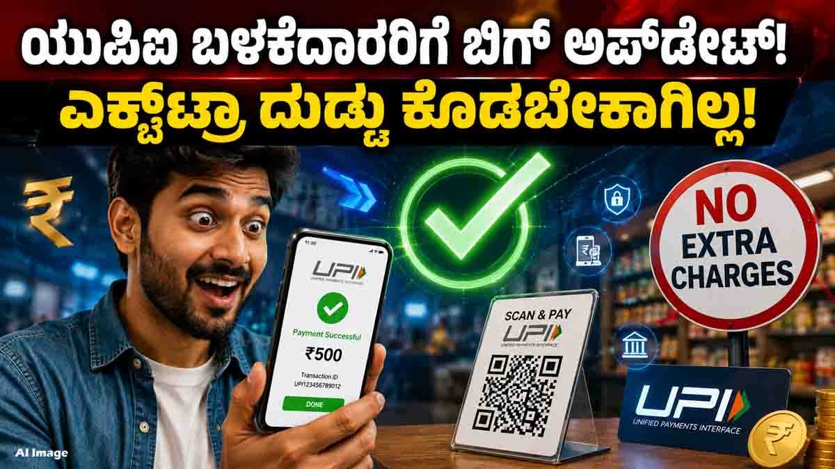 UPI Transactions remain free for regular bank-account-based payments.