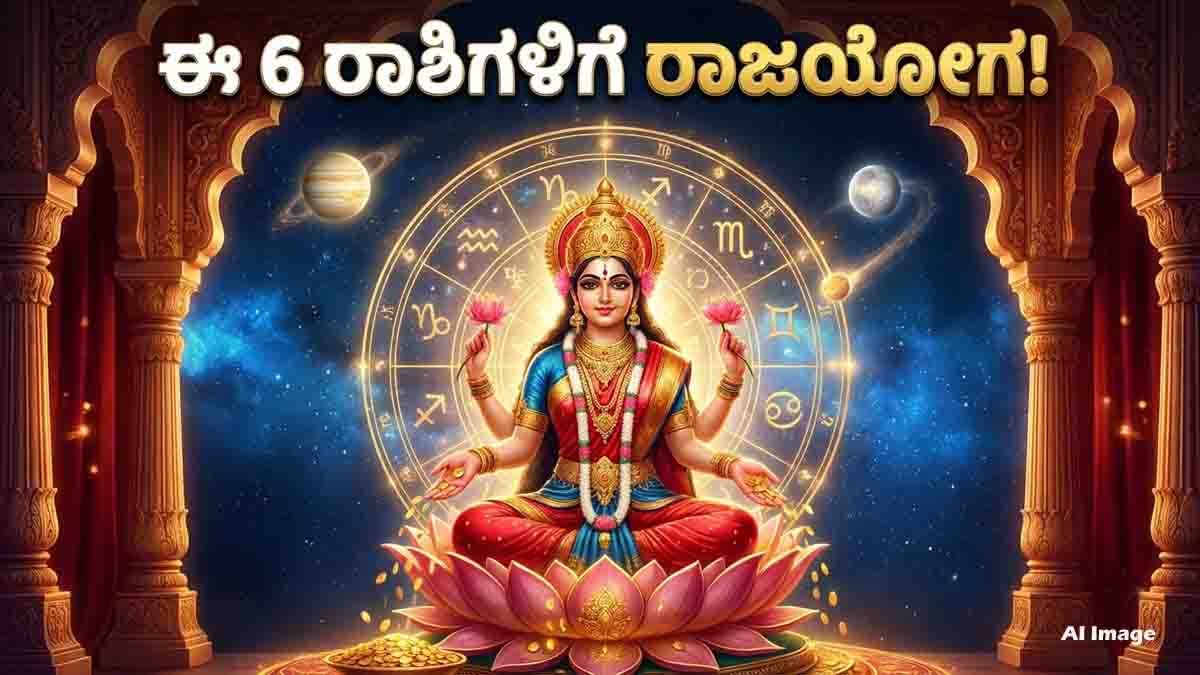 Zodiac Signs : ಜನವರಿ 2ರವರೆಗೆ ಈ 6 ರಾಶಿಗಳಿಗೆ ಮುಟ್ಟಿದ್ದೆಲ್ಲಾ ಚಿನ್ನ: ನಿಮ್ಮ ರಾಶಿಯೂ ಈ ಲಿಸ್ಟ್ನಲ್ಲಿದೆಯಾ? 1 Six zodiac signs that may experience financial gains, prosperity and positive changes until January 2 according to astrology
