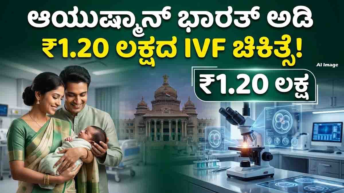 IVF Treatment under Ayushman Bharat Arogya Karnataka health insurance scheme