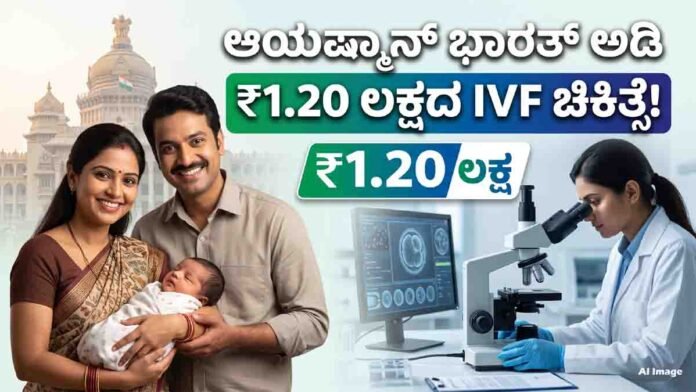 IVF Treatment under Ayushman Bharat Arogya Karnataka health insurance scheme