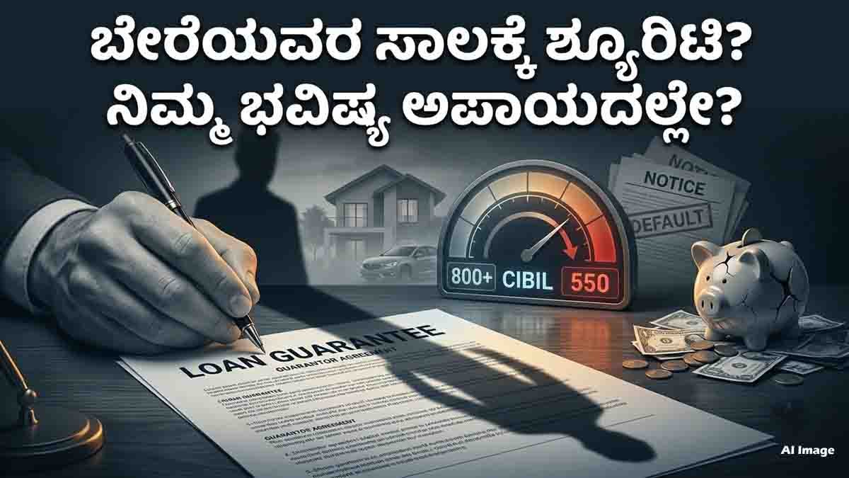 Loan Guarantor Risks : ಸಾಲಕ್ಕೆ ಶ್ಯೂರಿಟಿ ನಿಲ್ಲುವ ಮುನ್ನ ಹತ್ತು ಬಾರಿ ಯೋಚಿಸಿ: ಸ್ನೇಹಿತರ ಸಾಲ ನಿಮ್ಮ ಆರ್ಥಿಕ ನೆಮ್ಮದಿಗೆ ಕಂಟಕವಾಗದಿರಲಿ...! 2 Loan Guarantor Risks including CIBIL score impact, repayment liability and financial consequences
