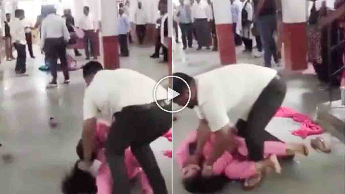 Maharajganj Court Clash after a family dispute at the court premises