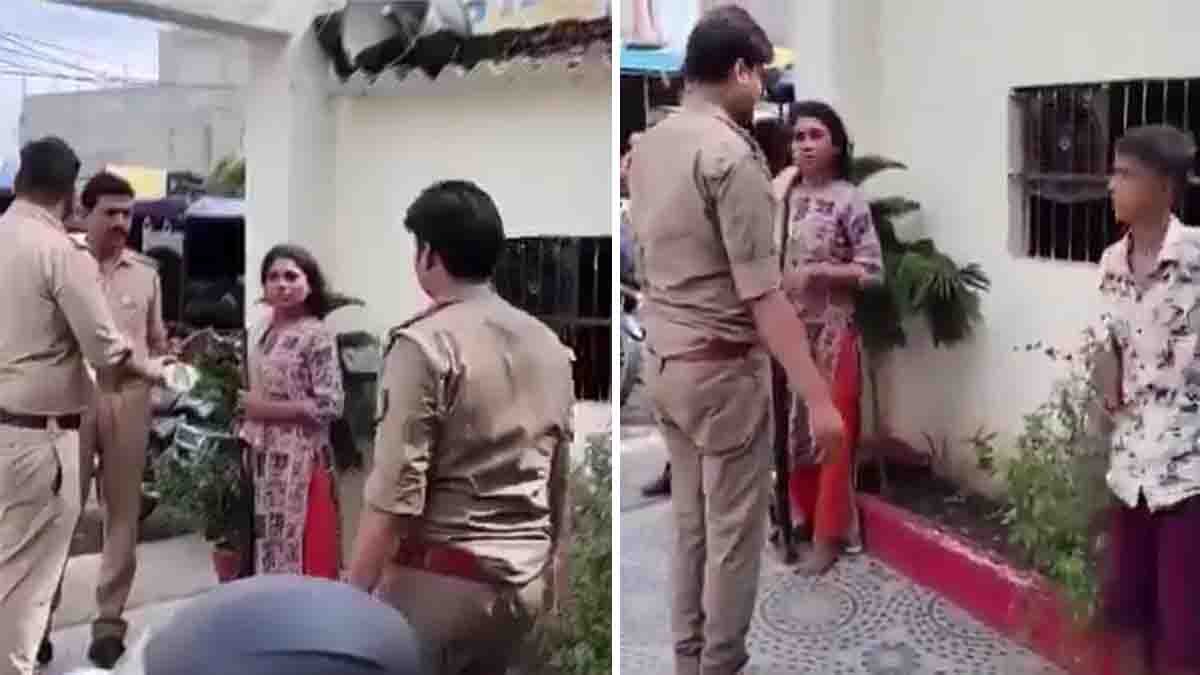 Maharajganj woman arrives at police station with a double-barreled gun