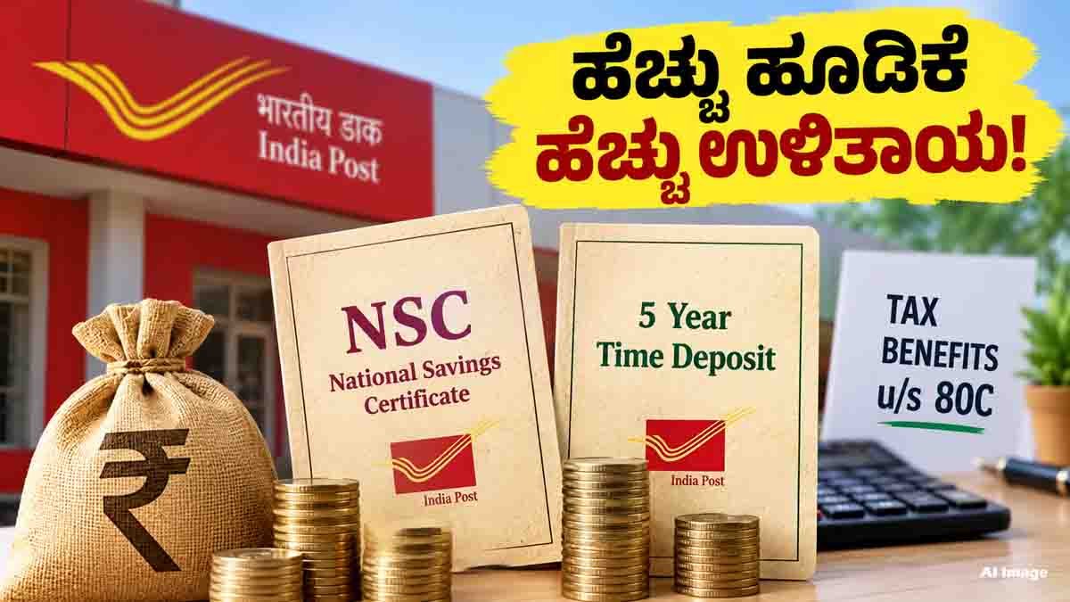 Small Savings Schemes including NSC and 5-Year Post Office Time Deposit with tax benefits