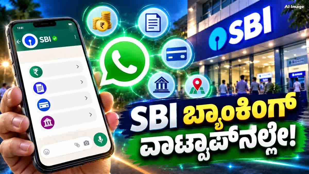 SBI WhatsApp Banking balance check and banking services on WhatsApp