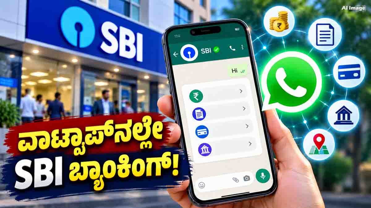 SBI WhatsApp Banking balance check and banking services on WhatsApp