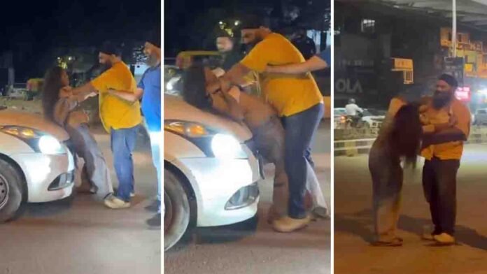 Vikaspuri woman assault viral video showing an alleged assault on a busy Delhi road