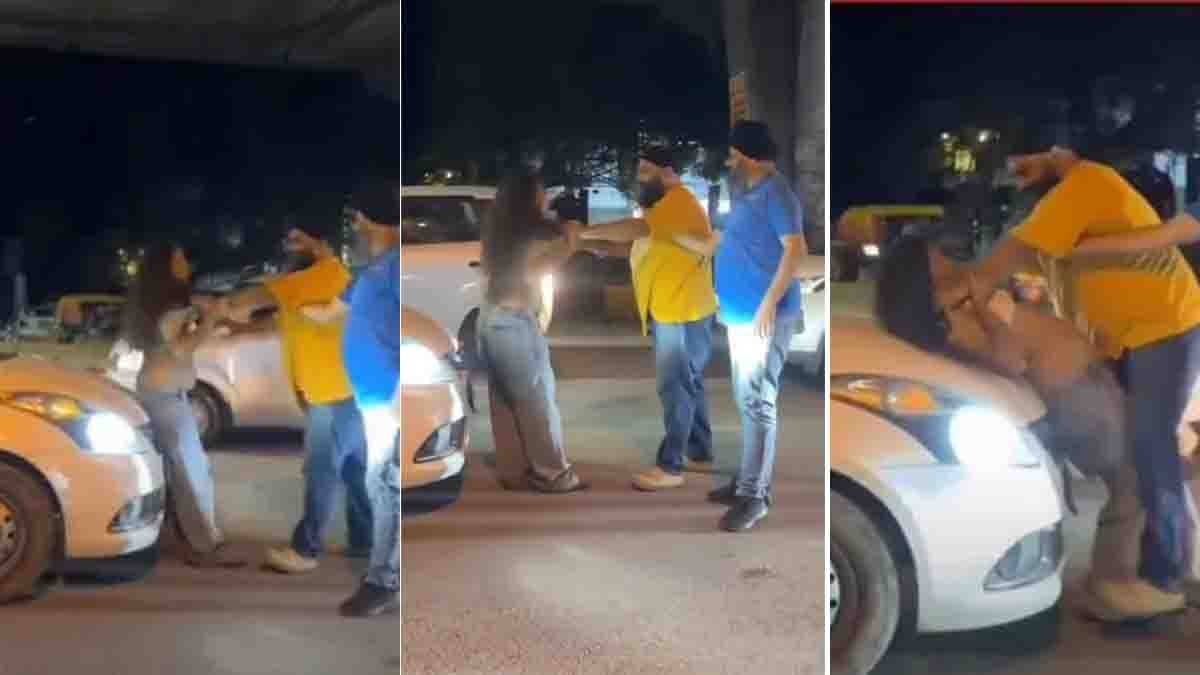 Vikaspuri woman assault viral video showing an alleged assault on a busy Delhi road