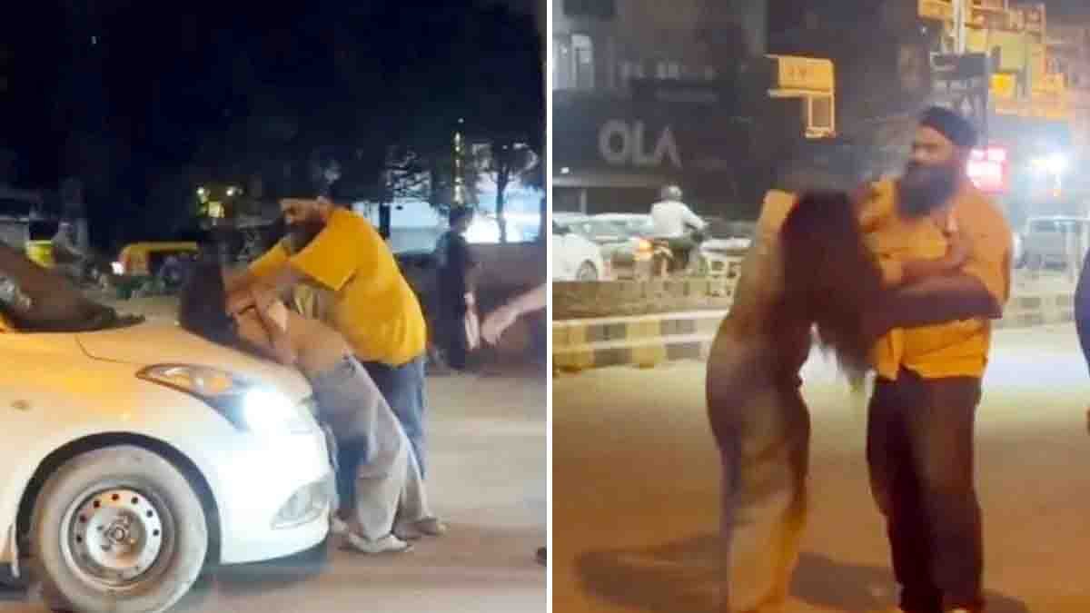 Vikaspuri woman assault viral video showing an alleged assault on a busy Delhi road