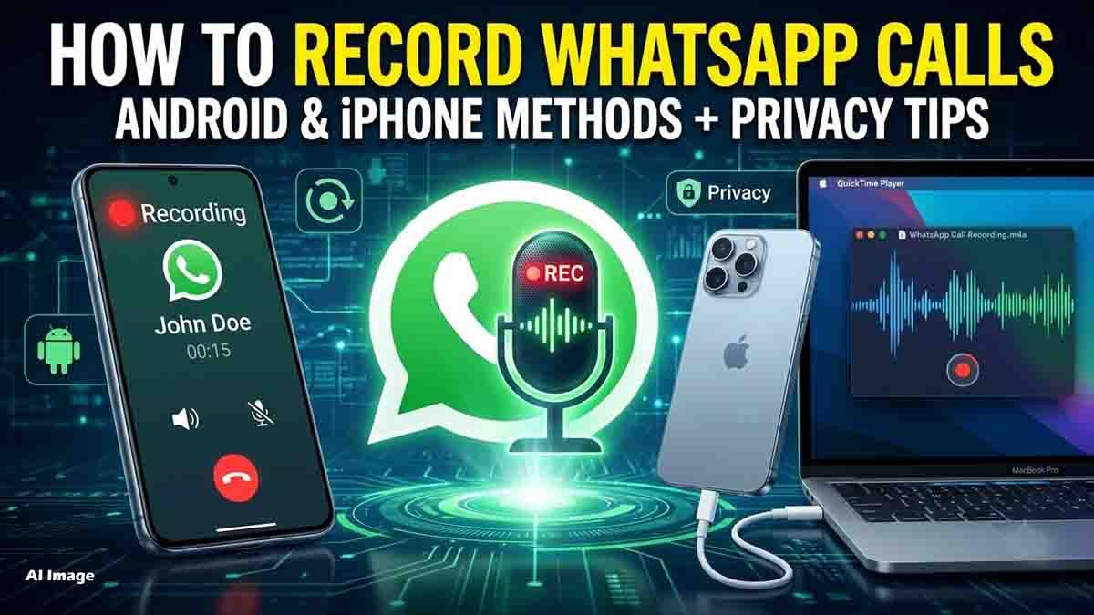 Record WhatsApp Calls : ವಾಟ್ಸಾಪ್ ಕಾಲ್ ರೆಕಾರ್ಡ್ ಮಾಡಲು ಇಷ್ಟೊಂದು ಸುಲಭ ಟ್ರಿಕ್ ಇದೆಯಾ? ಆಂಡ್ರಾಯ್ಡ್ ಮತ್ತು ಐಫೋನ್ ಬಳಕೆದಾರರಿಗೆ ಇಲ್ಲಿದೆ ಸಿಂಪಲ್ ಟಿಪ್ಸ್! 3 How to record WhatsApp calls on Android and iPhone