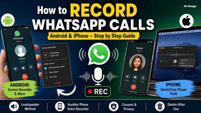 How to record WhatsApp calls on Android and iPhone