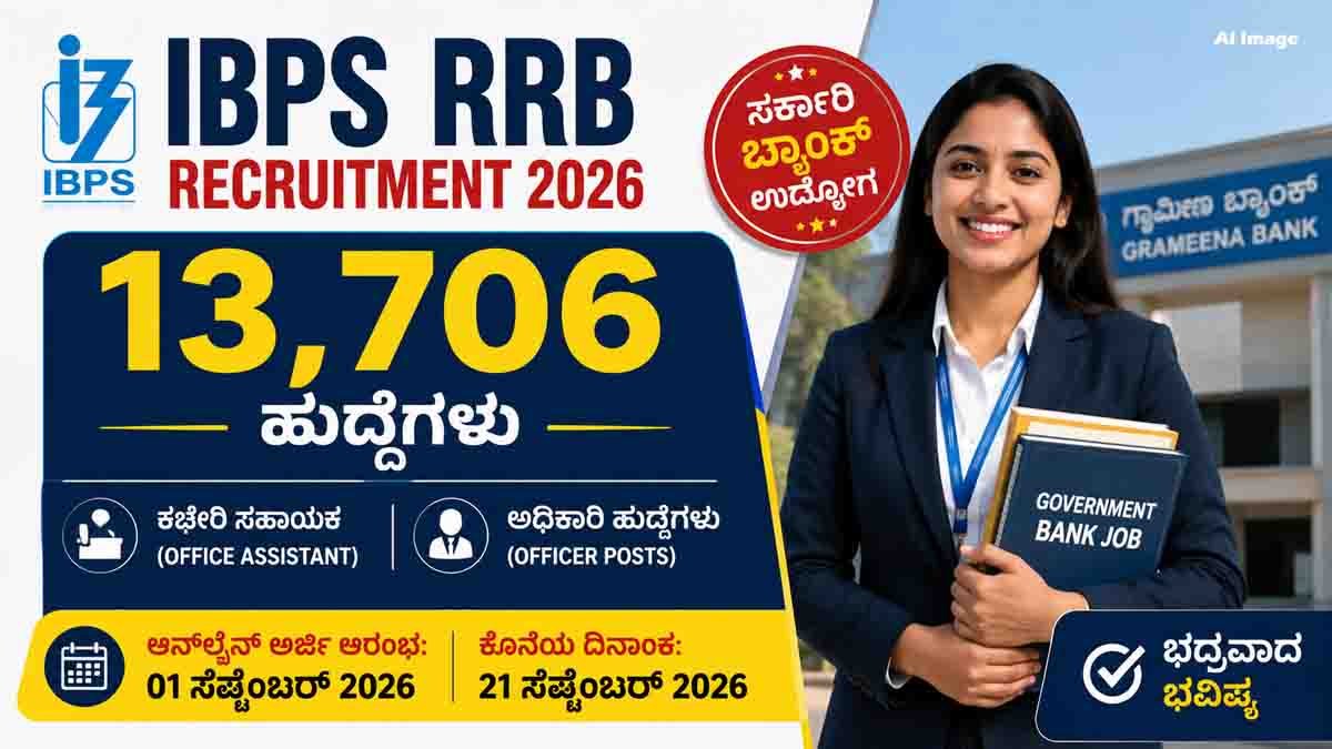 IBPS RRB Recruitment 2026 for 13,706 Office Assistant and Officer vacancies