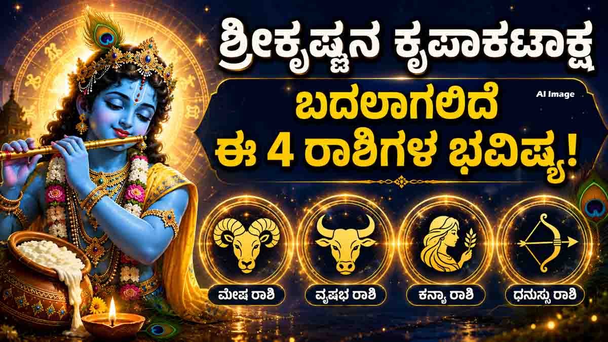 Lucky zodiac signs believed to receive Lord Krishna’s blessings on Janmashtami