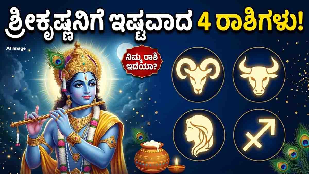 Lucky zodiac signs believed to receive Lord Krishna’s blessings on Janmashtami