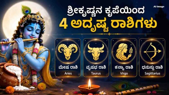 Lucky zodiac signs believed to receive Lord Krishna’s blessings on Janmashtami