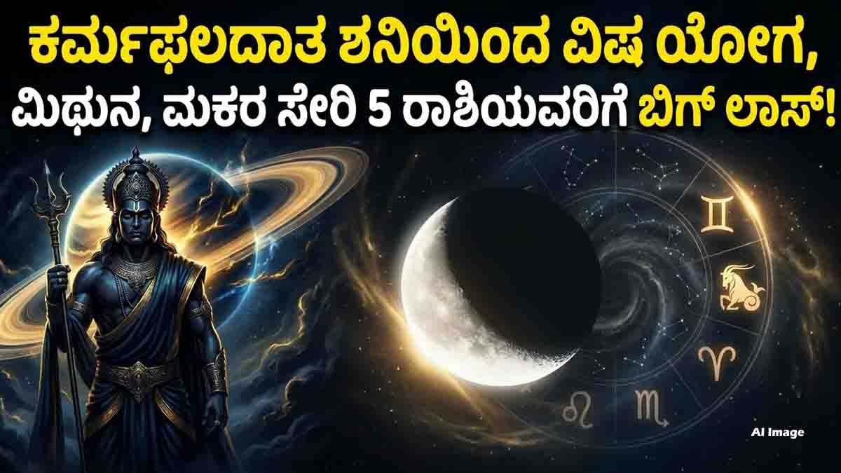Shani Chandra Vish Yoga and its effects on 5 zodiac signs