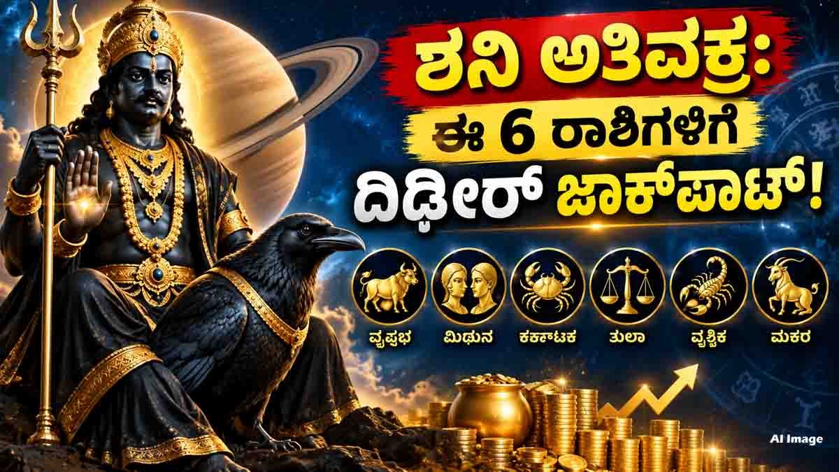 Shani Dev blessings for six zodiac signs during Saturn’s Ativakra movement in 2026