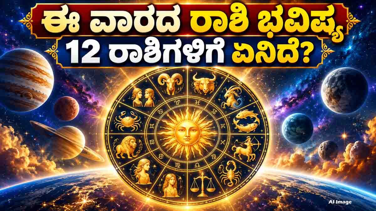 Weekly Horoscope (ಸೆಪ್ಟೆಂಬರ್ 27 – ಅಕ್ಟೋಬರ್ 3, 2026): ಈ ವಾರ ಯಾವ ರಾಶಿಗೆ ಒಲಿಯಲಿದೆ ಅದೃಷ್ಟ? ಹಣಕಾಸಿನ ವಿಚಾರದಲ್ಲಿ ಯಾರಿಗೆ ಎಚ್ಚರಿಕೆ ಅಗತ್ಯ? 3 Weekly horoscope for all 12 zodiac signs from September 27 to October 3, 2026