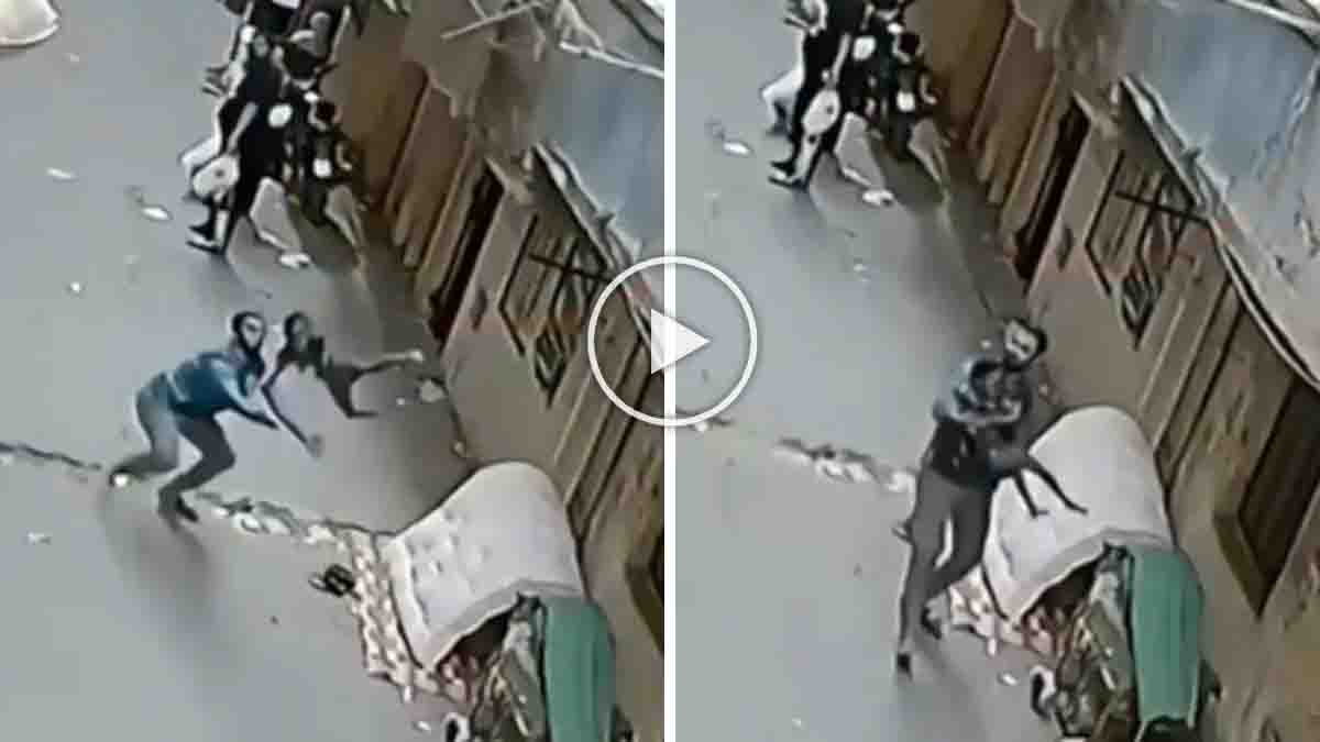 Egypt Balcony Rescue as Ahmed Ragab catches a toddler falling from a second-floor balcony