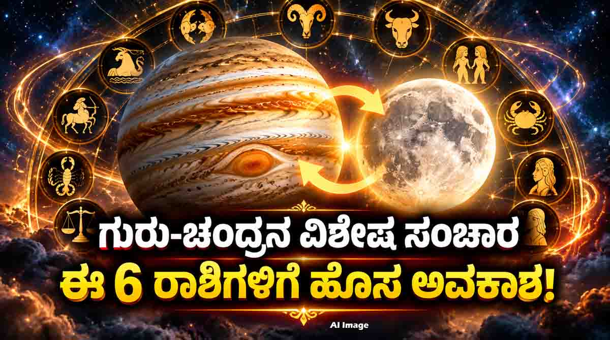 Guru Chandra Parivartan Yoga and its predicted effects on six zodiac signs in October.