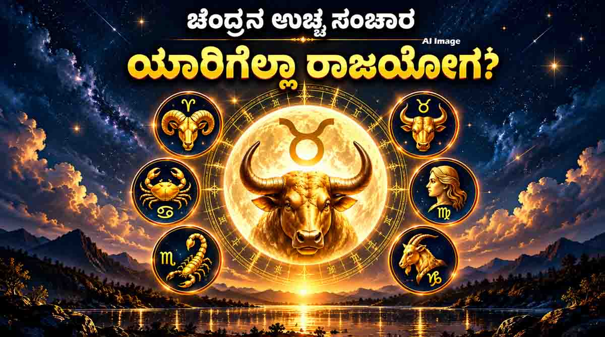 Moon transit in Taurus from October 27 to 29, 2026, featuring six zodiac signs Aries, Taurus, Cancer, Virgo, Scorpio and Capricorn.
