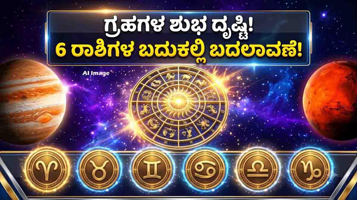 Astrology Predictions for November 2026 featuring six lucky zodiac signs
