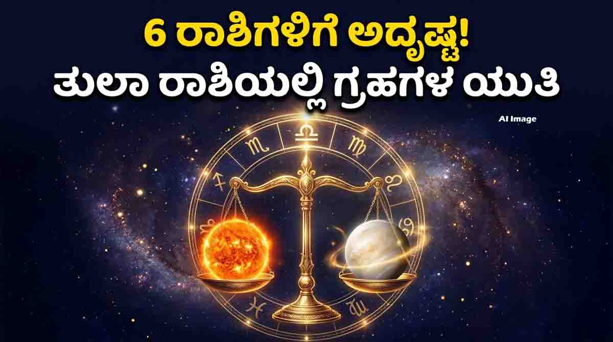 Sun-Venus conjunction 2026 in Libra and astrological predictions for six zodiac signs.