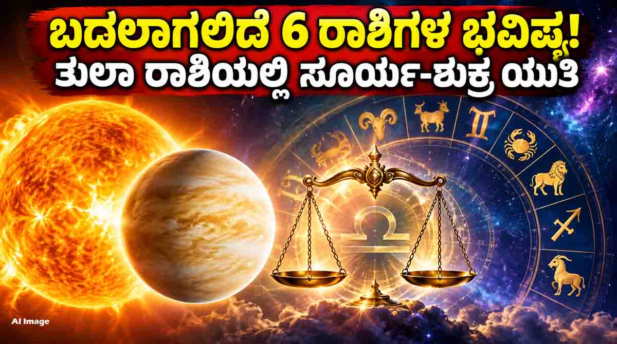 Sun-Venus conjunction 2026 in Libra and astrological predictions for six zodiac signs.