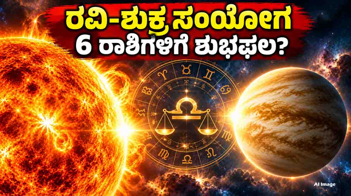 Sun-Venus conjunction 2026 in Libra and astrological predictions for six zodiac signs.