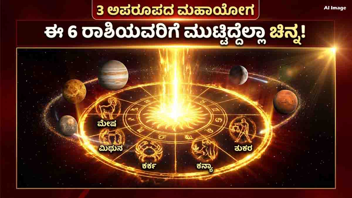 Triple Mahayoga from October 11–13 is believed to bring prosperity and good fortune to six zodiac signs.
