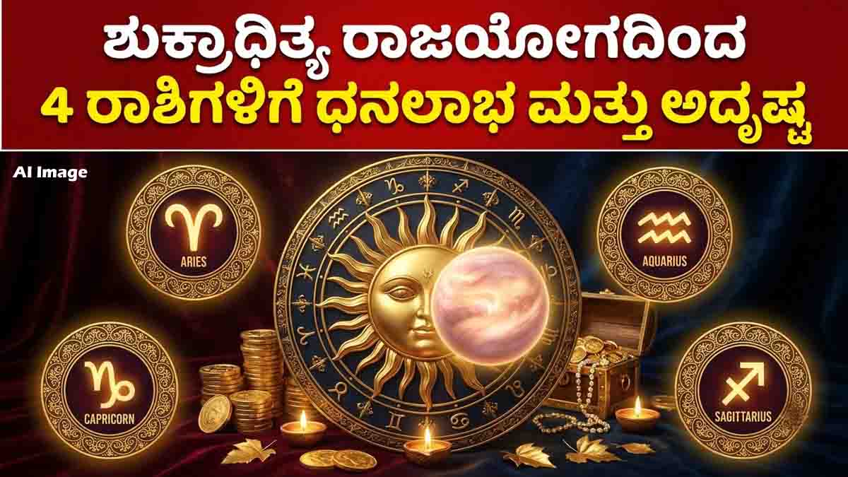 Venus Aditya Rajyoga after October 17 for four zodiac signs