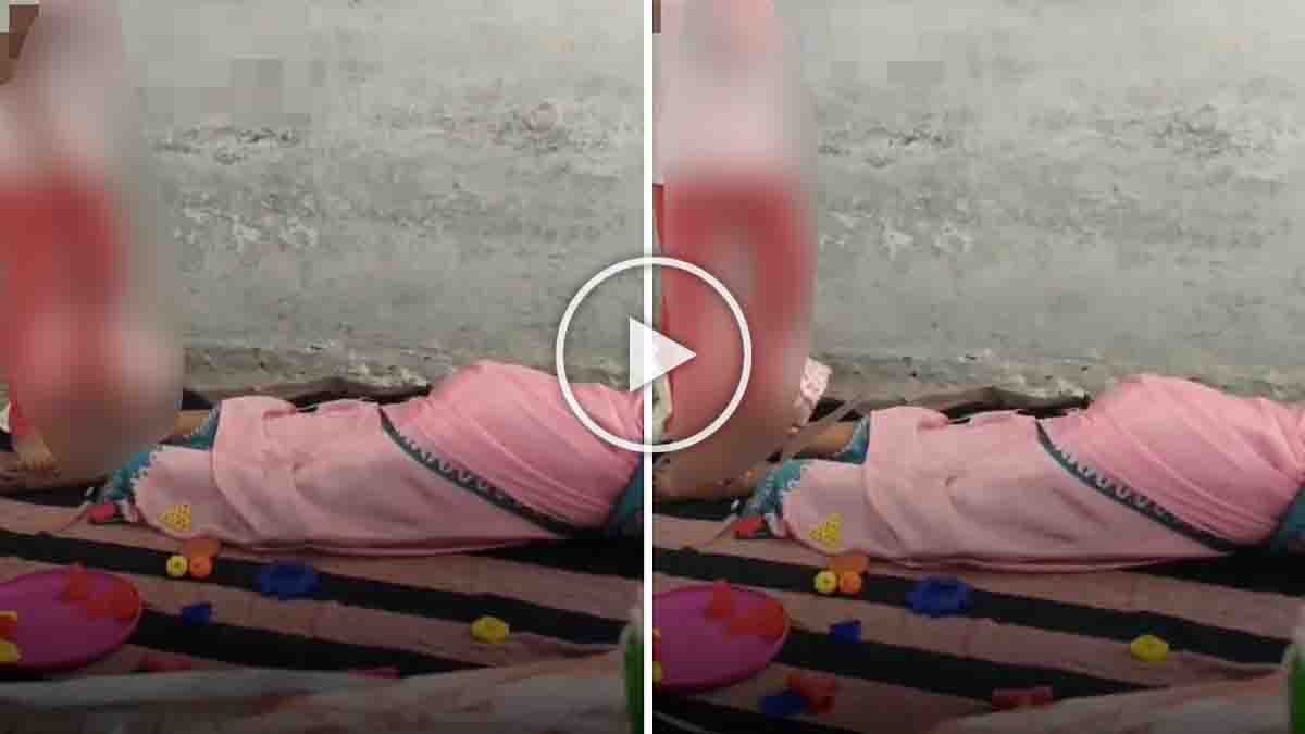 Chhindwara Anganwadi viral video involving a child and Anganwadi staff member