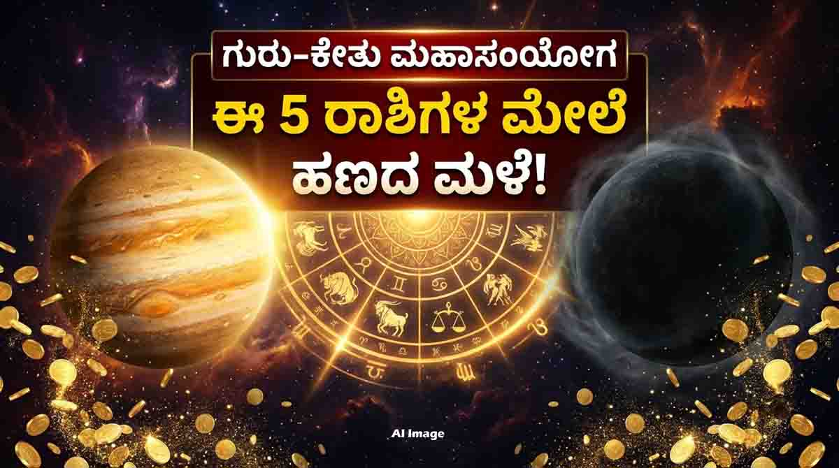 Lucky zodiac signs Aries Cancer Leo Virgo and Sagittarius during the Jupiter-Ketu conjunction in 2026
