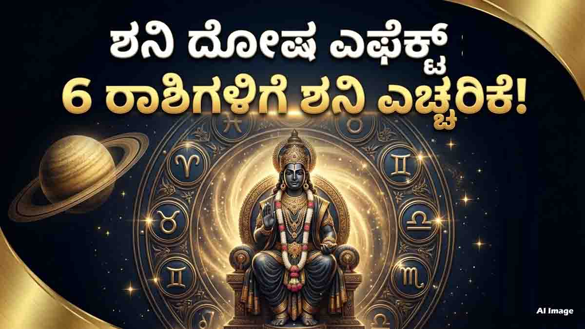 Shani Dosha after October 31 and Saturn’s influence on six zodiac signs