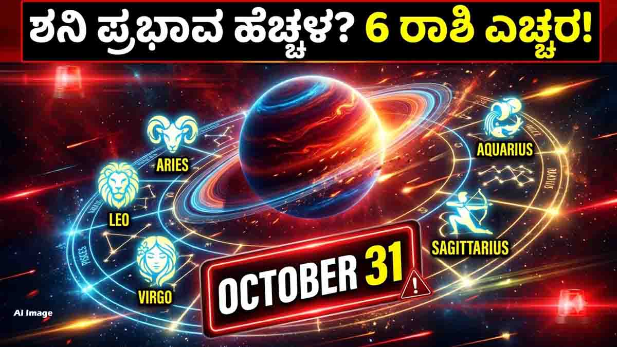 Shani Dosha after October 31 and Saturn’s influence on six zodiac signs
